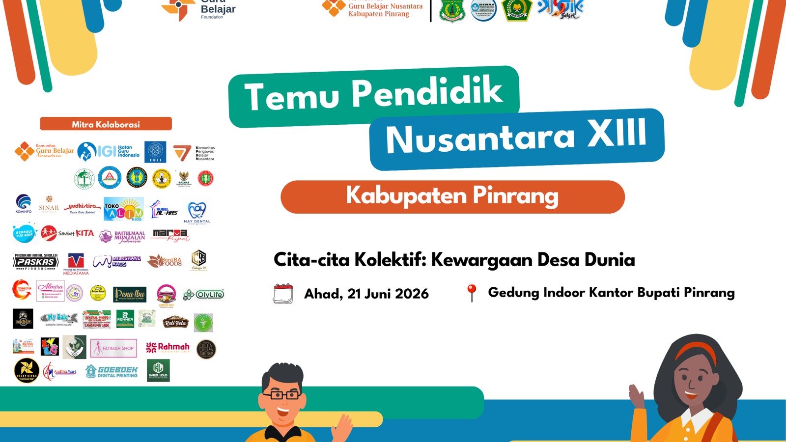 Temu Pendidik Nusantara XIII Kab. Pinrang 2026 — Desain Visual Panggung & Kemitraan Daerah - Visual 2